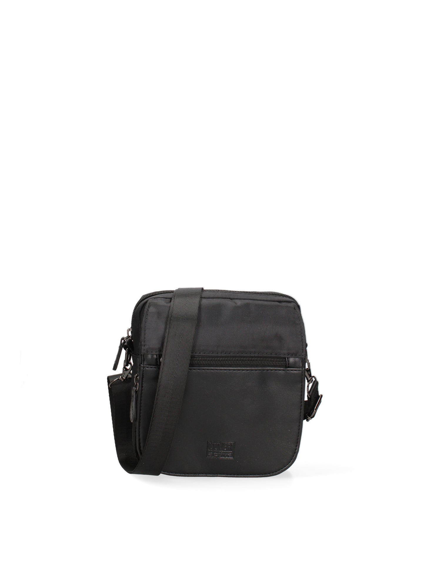 Borsa a Tracolla in Pvc Nero