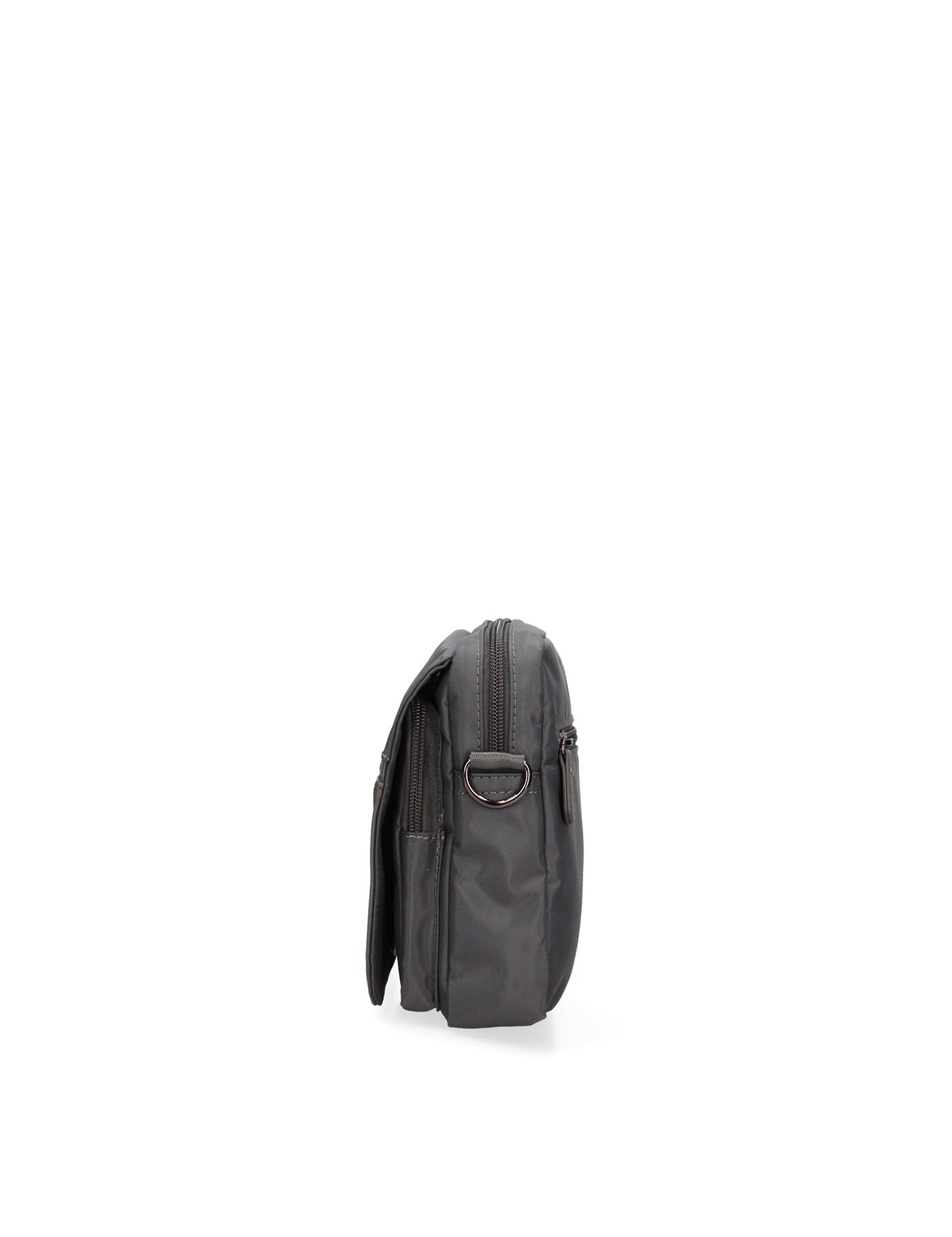 Borsa a Tracolla in Pvc Grigio