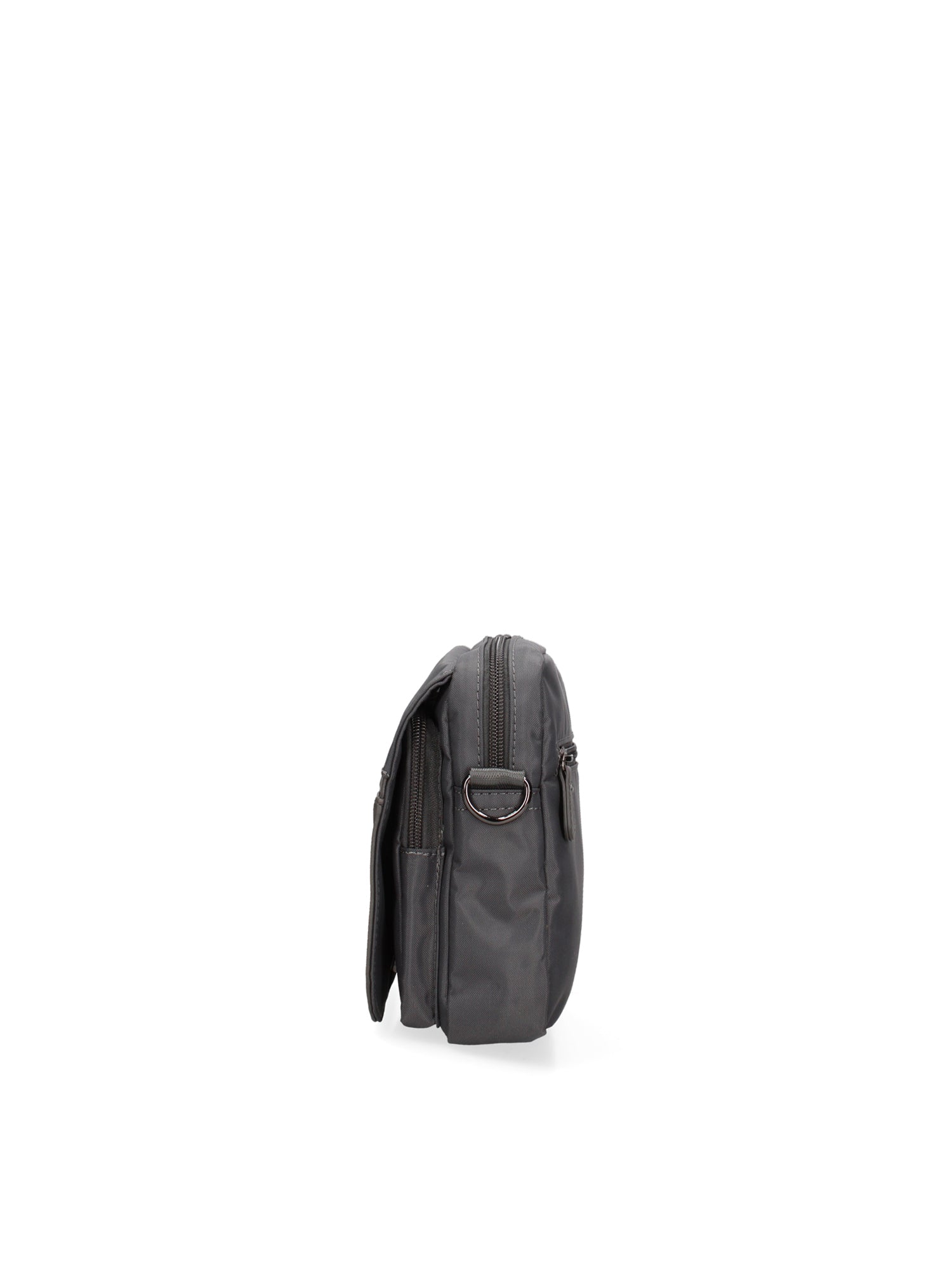 Borsa a Tracolla in Pvc Grigio