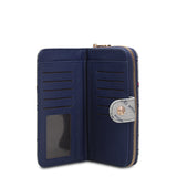 Portafoglio in Pelle Vegana Blu