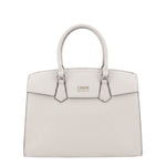 Borsa a Mano in Polyurethane Panna