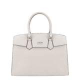Borsa a Mano in Polyurethane Panna