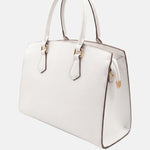 Borsa a Mano in Polyurethane Bianco