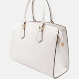 Borsa a Mano in Polyurethane Bianco