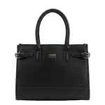 Borsa a Mano in Polyurethane Nero
