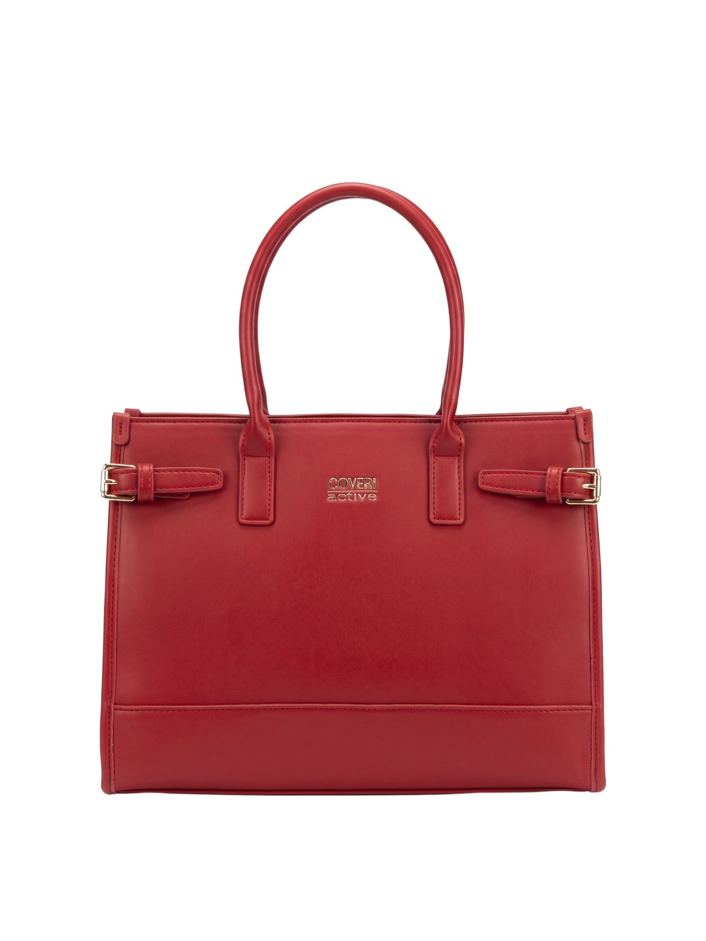 Borsa a Mano in Polyurethane Rosso