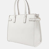 Borsa a Mano in Polyurethane Bianco