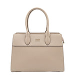 Borsa a Mano in Polyurethane Beige