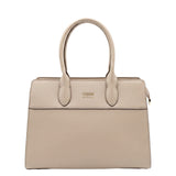 Borsa a Mano in Polyurethane Beige