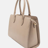 Borsa a Mano in Polyurethane Beige