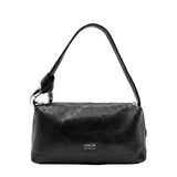 Borsa a Spalla in Polyurethane Nero