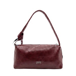 Borsa a Spalla in Polyurethane Bordeaux
