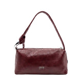Borsa a Spalla in Polyurethane Bordeaux