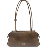 Borsa a Spalla in Polyurethane Beige