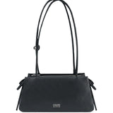 Borsa a Spalla in Polyurethane Blu Scuro
