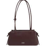 Borsa a Spalla in Polyurethane Bordeaux