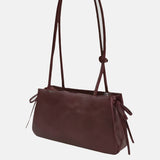 Borsa a Spalla in Polyurethane Bordeaux