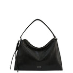 Borsa a Spalla in Polyurethane Nero
