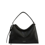 Borsa a Spalla in Polyurethane Nero