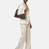 Borsa a Spalla in Polyurethane Beige