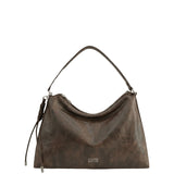 Borsa a Spalla in Polyurethane Beige