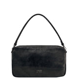 Borsa a Spalla in Polyurethane Nero