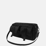 Borsa a Spalla in Polyurethane Nero
