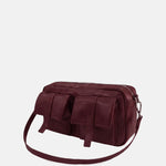Borsa a Spalla in Polyurethane Bordeaux