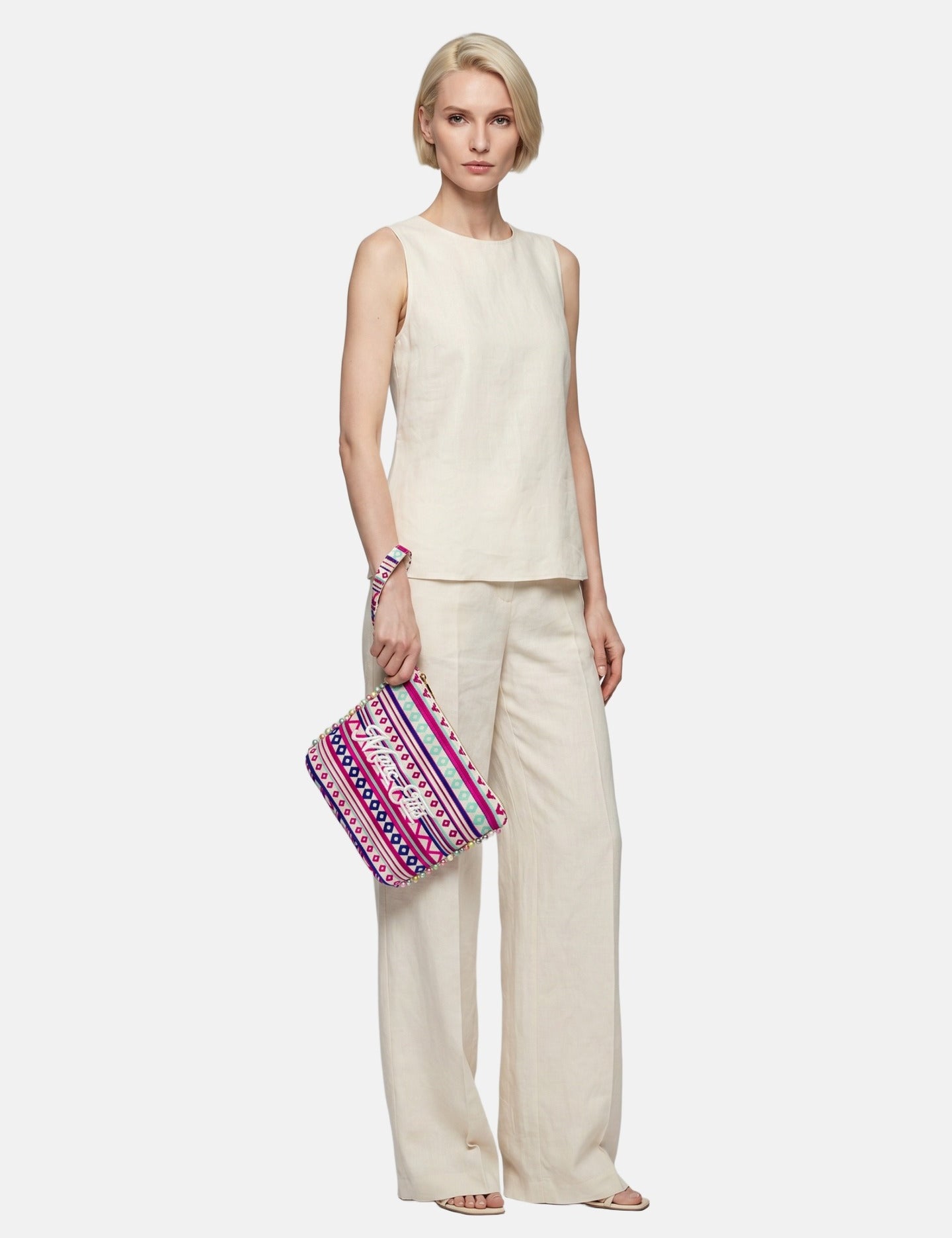 Pochette in Poliestere Viola