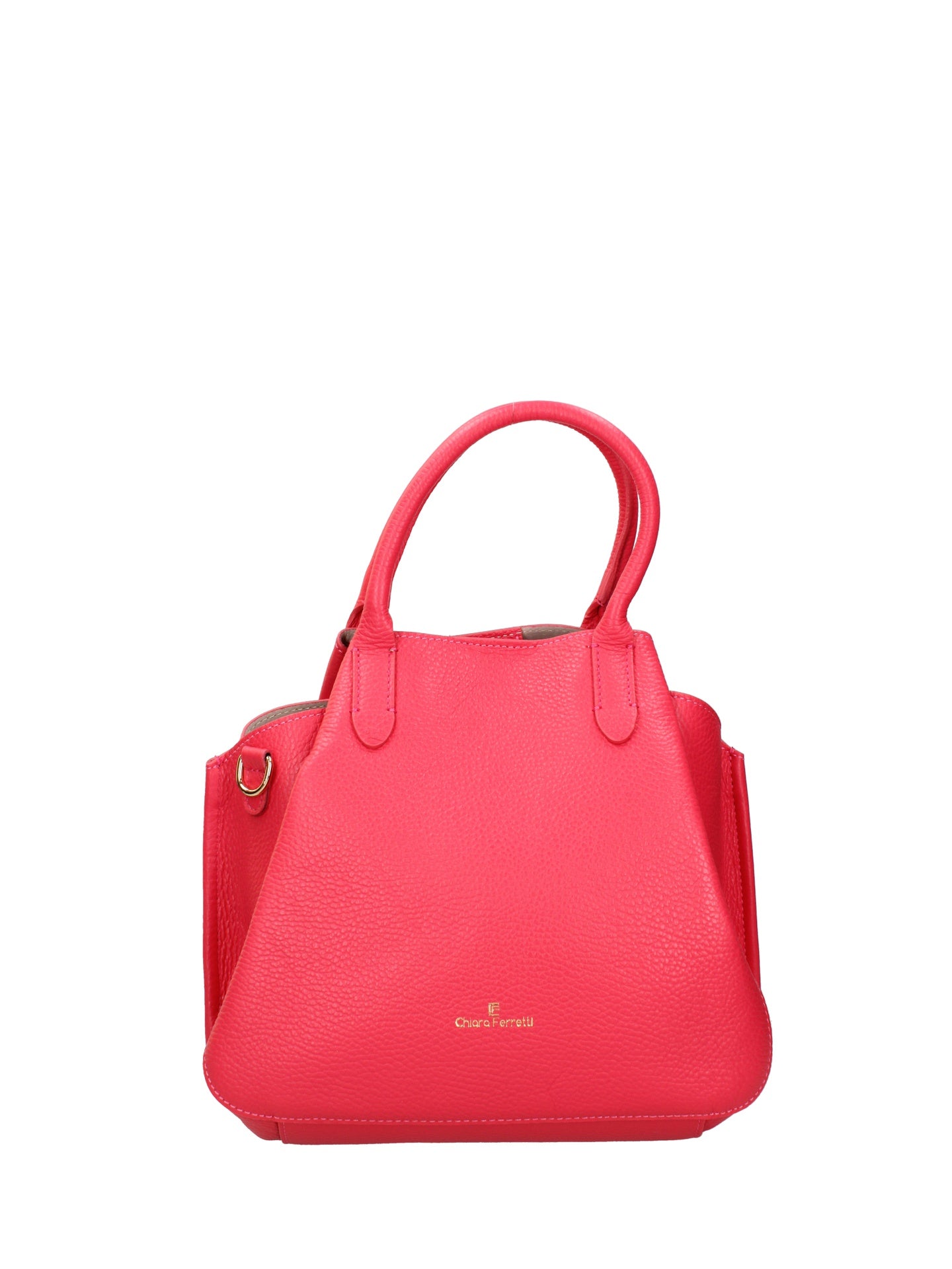 Borsa a Mano in Dollaro Leather Fucsia