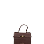 Borsa a Mano in Dollaro Leather Marrone