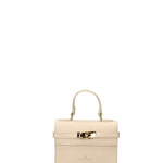 Borsa a Mano in Dollaro Leather Beige