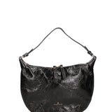Borsa a Spalla in Vera Pelle Nero