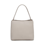 Borsa a Mano in Pelle Vegana Beige