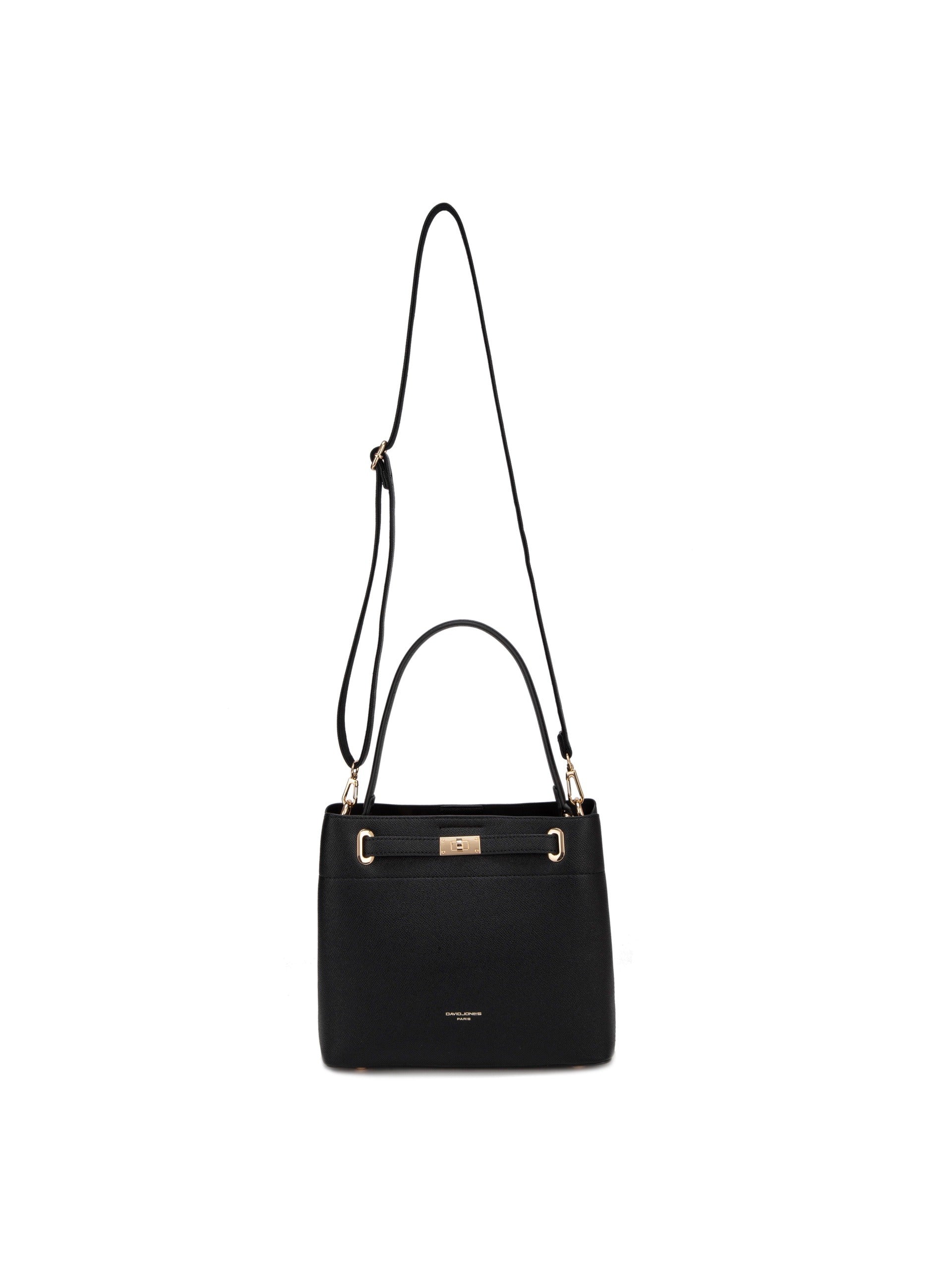 Borsa a Mano in Pelle Vegana Nero