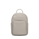 Zaino in 100% Pu Vegan Leather Beige Scuro