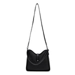 Borsa a Spalla in Pelle Vegana Nero