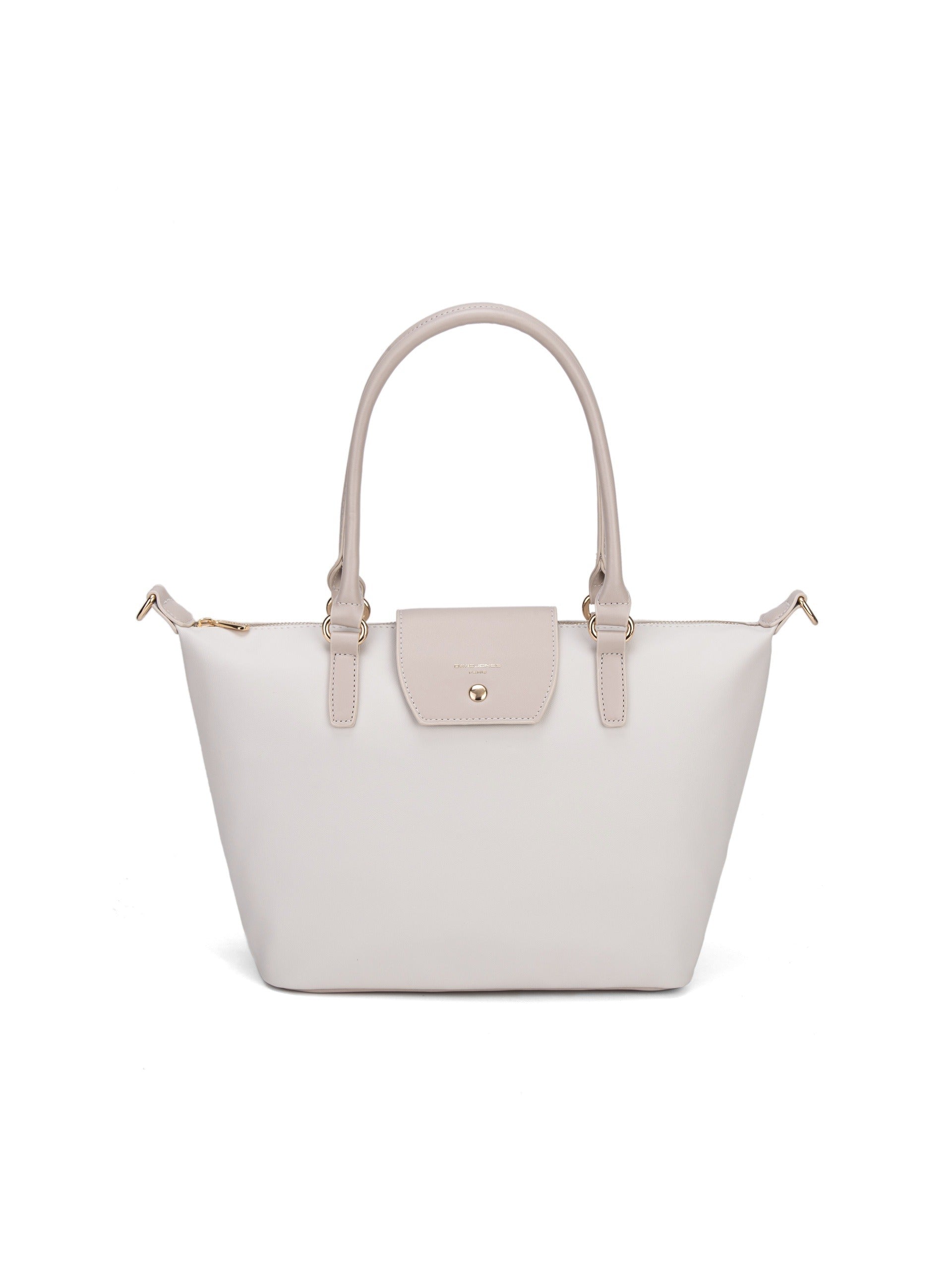 Borsa a Mano in Pelle Vegana Beige