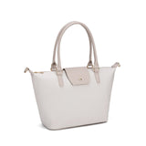 Borsa a Mano in Pelle Vegana Beige