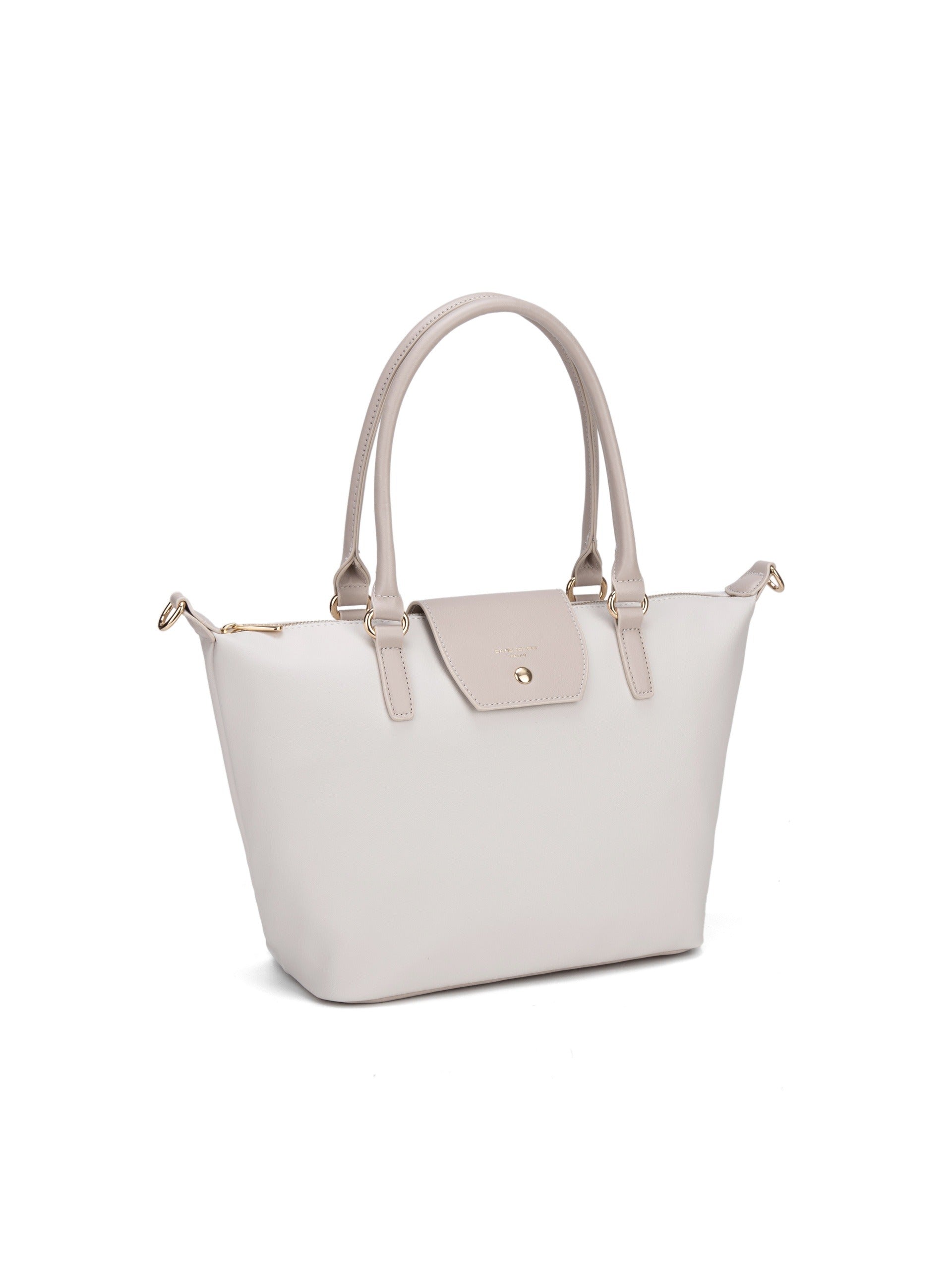 Borsa a Mano in Pelle Vegana Beige