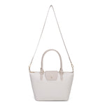 Borsa a Mano in Pelle Vegana Beige