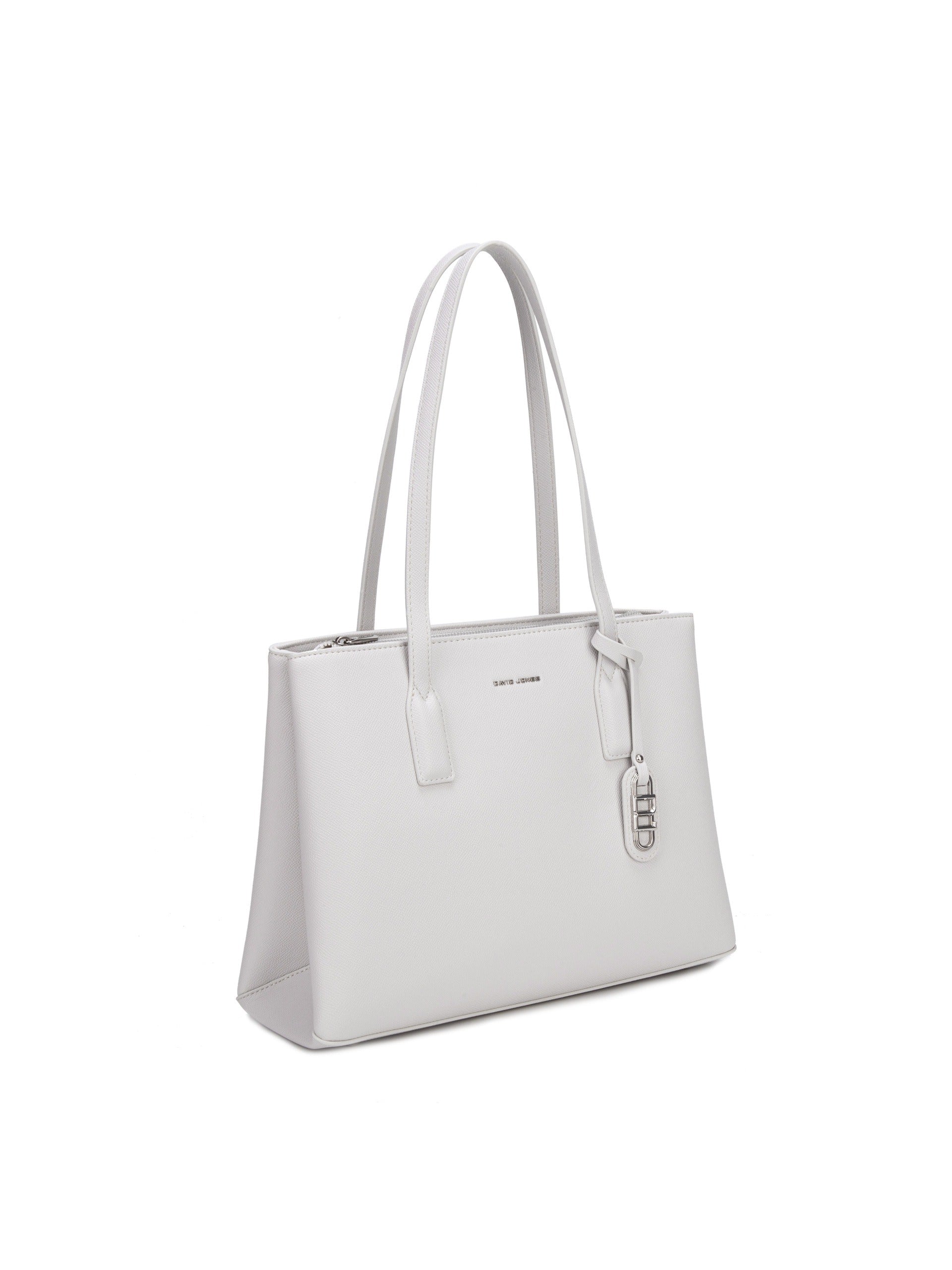 Borsa a Spalla in Pelle Vegana Panna