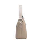 Borsa a Spalla in Pvc Beige