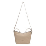 Borsa a Spalla in Pvc Beige