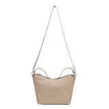 Borsa a Spalla in Pvc Beige