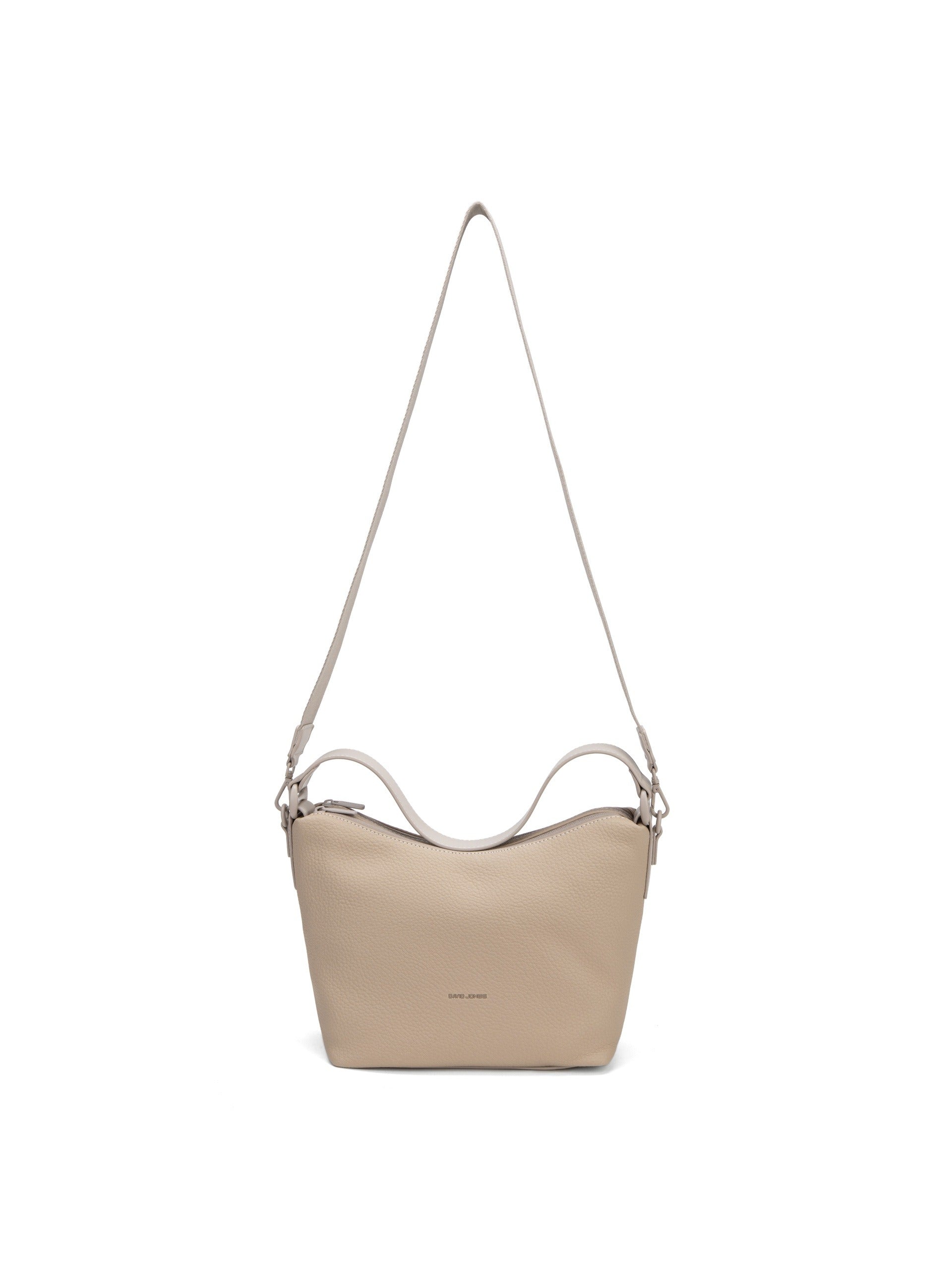 Borsa a Spalla in Pvc Beige