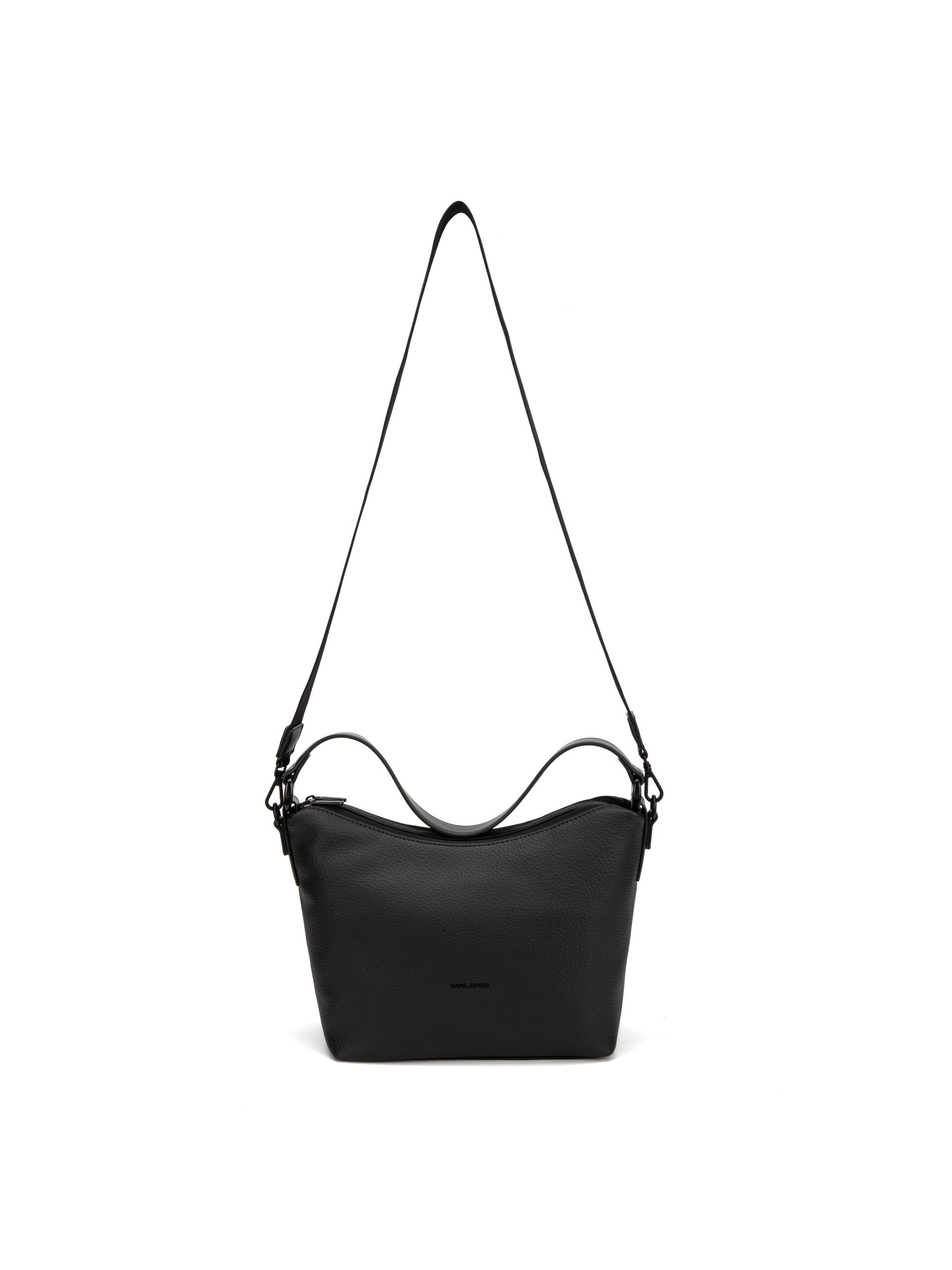 Borsa a Spalla in Pvc Nero