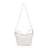 Borsa a Spalla in Pvc Bianco