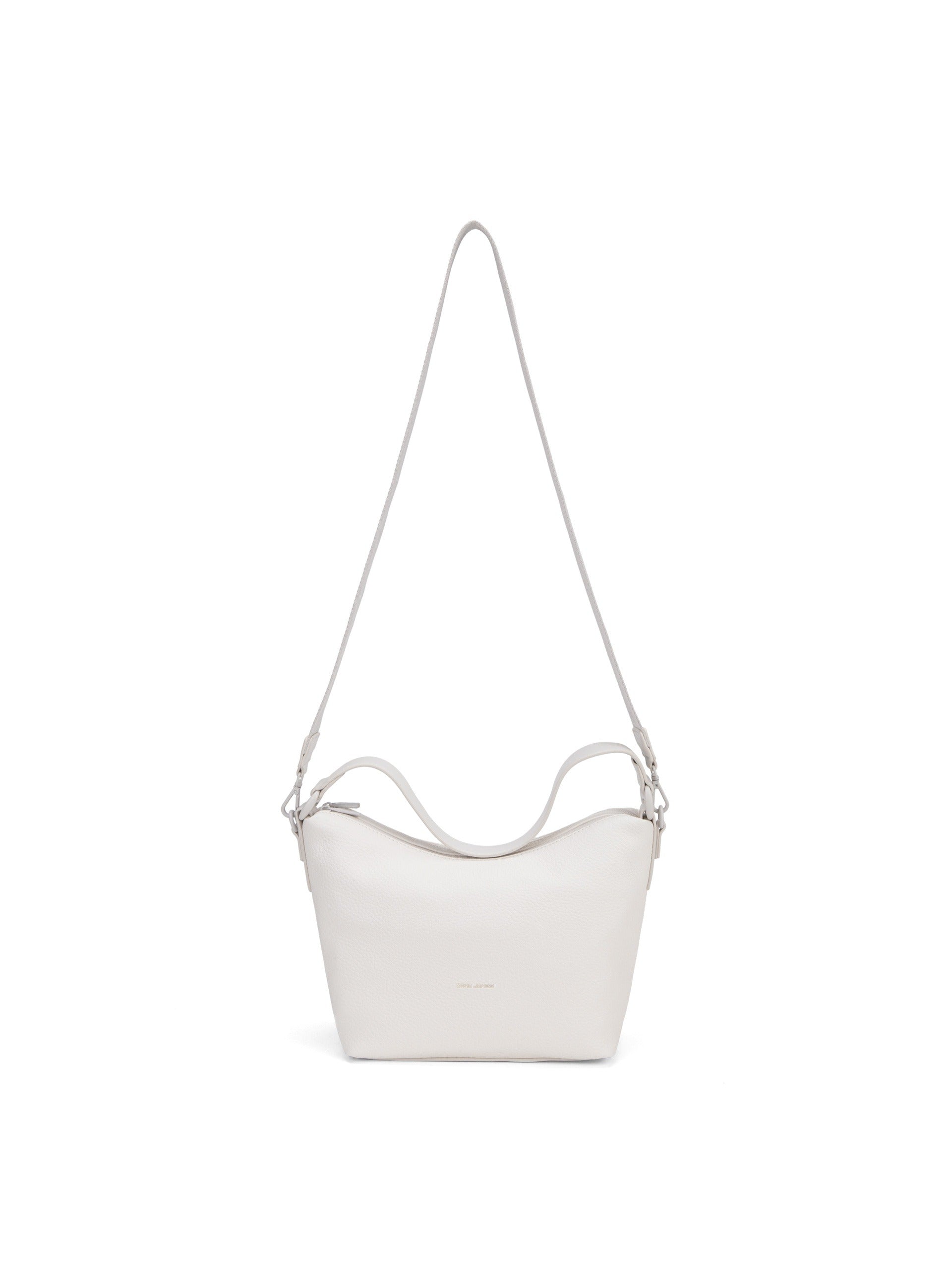 Borsa a Spalla in Pvc Bianco