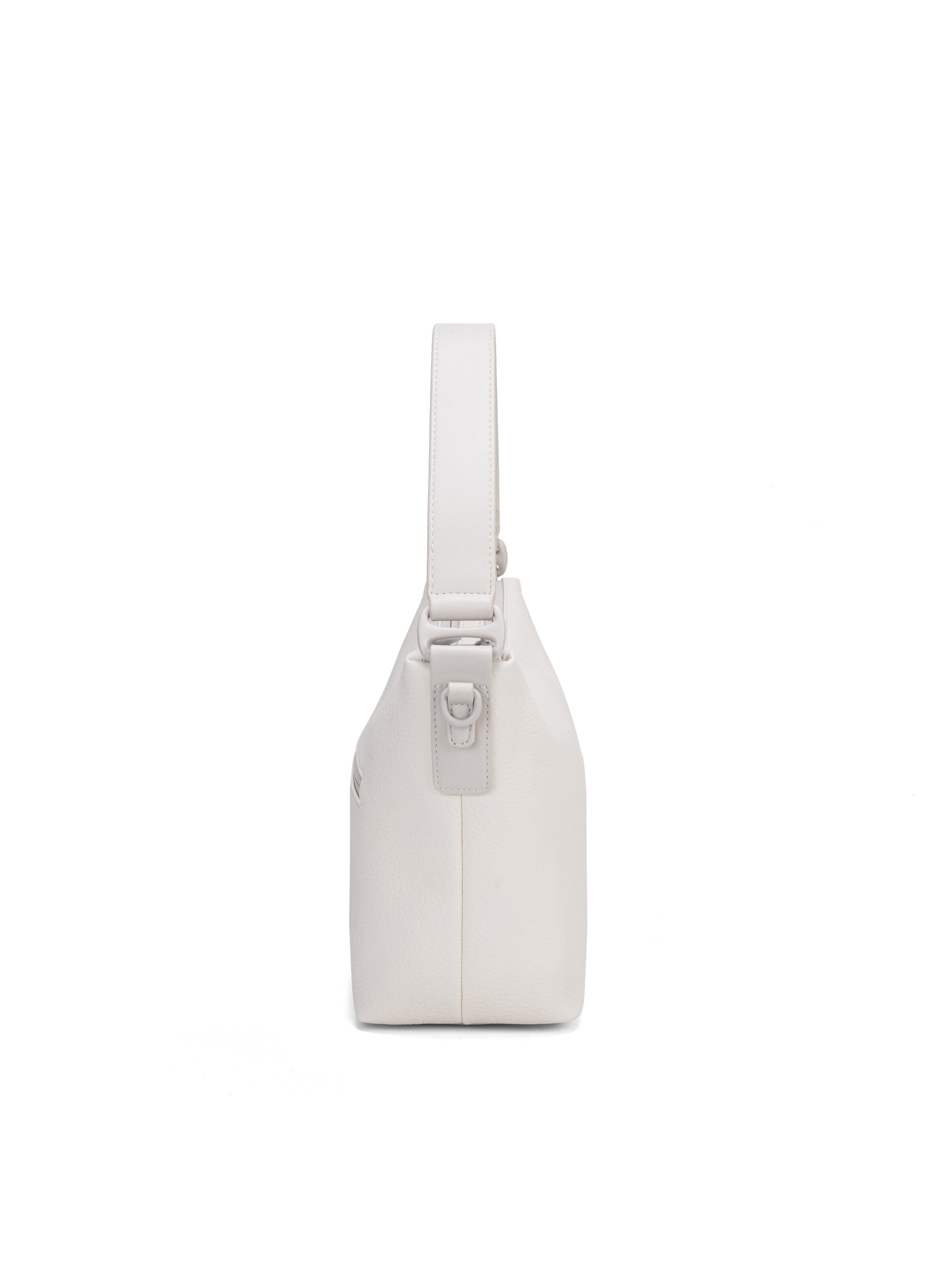 Borsa a Spalla in Pvc Bianco